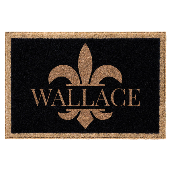 Infinity Custom Mats™ All-Weather Personalized Door Mat - STYLE: FLUER 