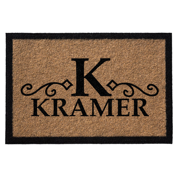 Infinity Custom Mats™ AllWeather Personalized Door Mat STYLE KRAME