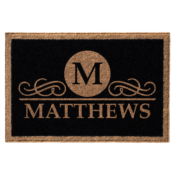 Infinity Custom Mats™ AllWeather Personalized Door Mat .STYLE MATTH