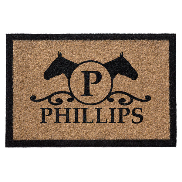 Infinity Custom Mats™ AllWeather Personalized Door Mat STYLE PHILI