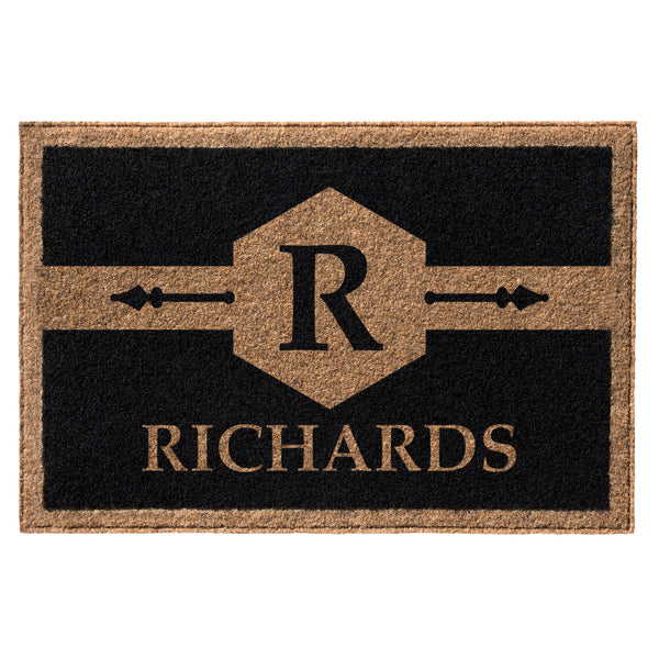 Infinity Custom Mats™ AllWeather Personalized Door Mat STYLE RICHA