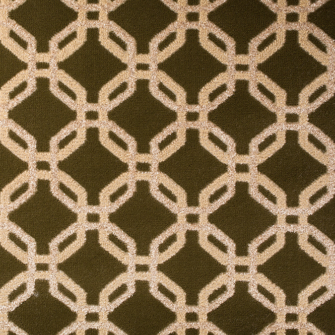 Stain Resistant Rug in Custom and 15 Standard Sizes-Concentric