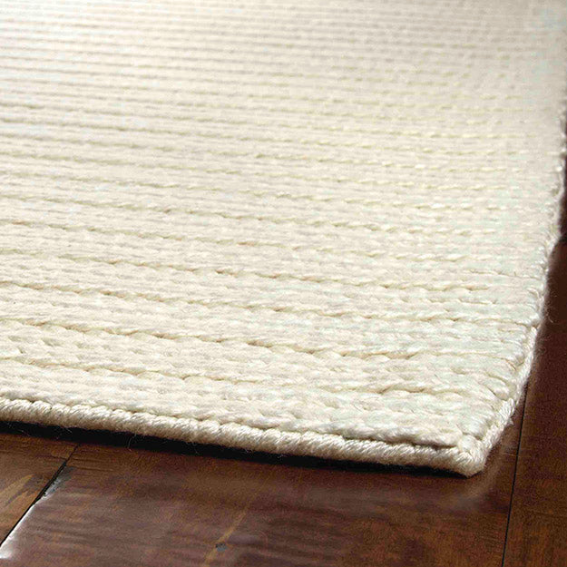 Wool Blend Hand-Loomed Rug - Bedford Cord Ivory *Ships Within 2 Days*