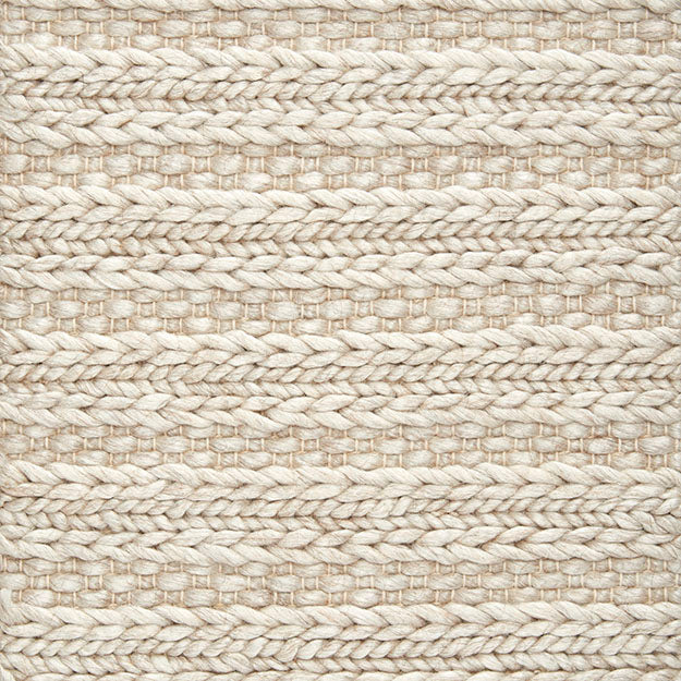 Wool Blend Hand-Loomed Rug - Bedford Cord Beige *Ships Within 2 Days*