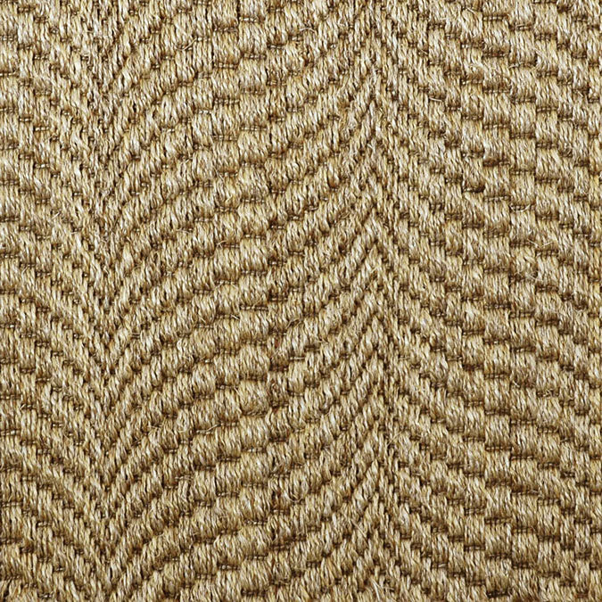Sisal rug with mermaid design in natural fiber weave, available in 15 standard sizes and custom dimensions