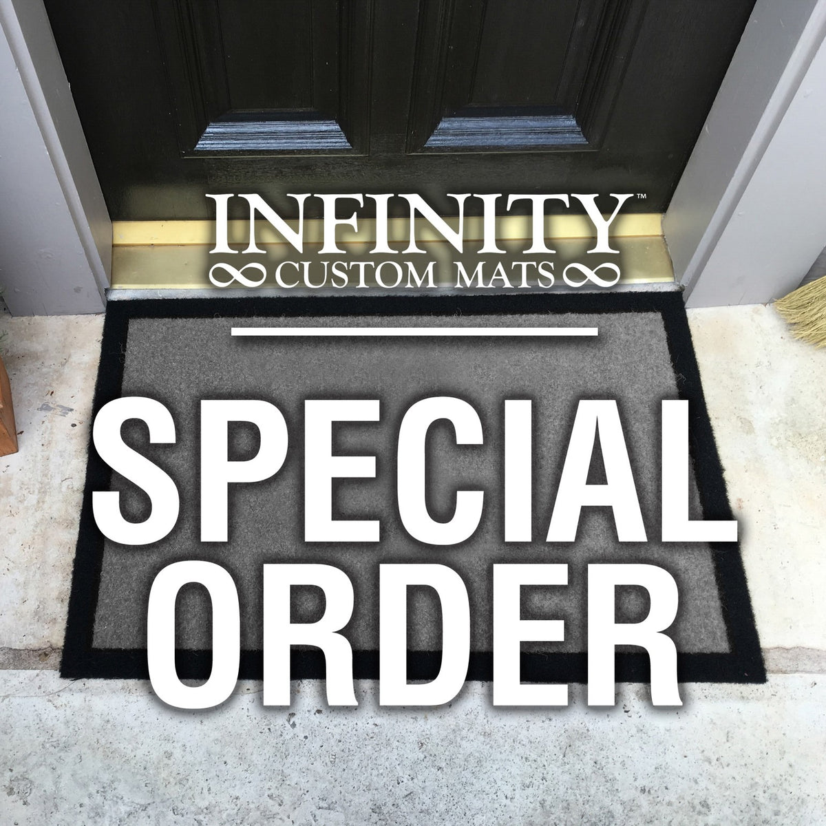Infinity Custom Mats™ All-Weather Personalized Doormat - SPECIAL ORDER - Four Color Options