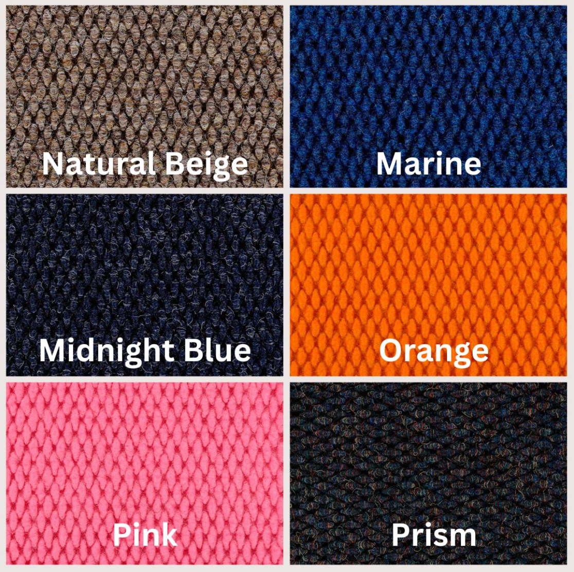 color options for logo mat