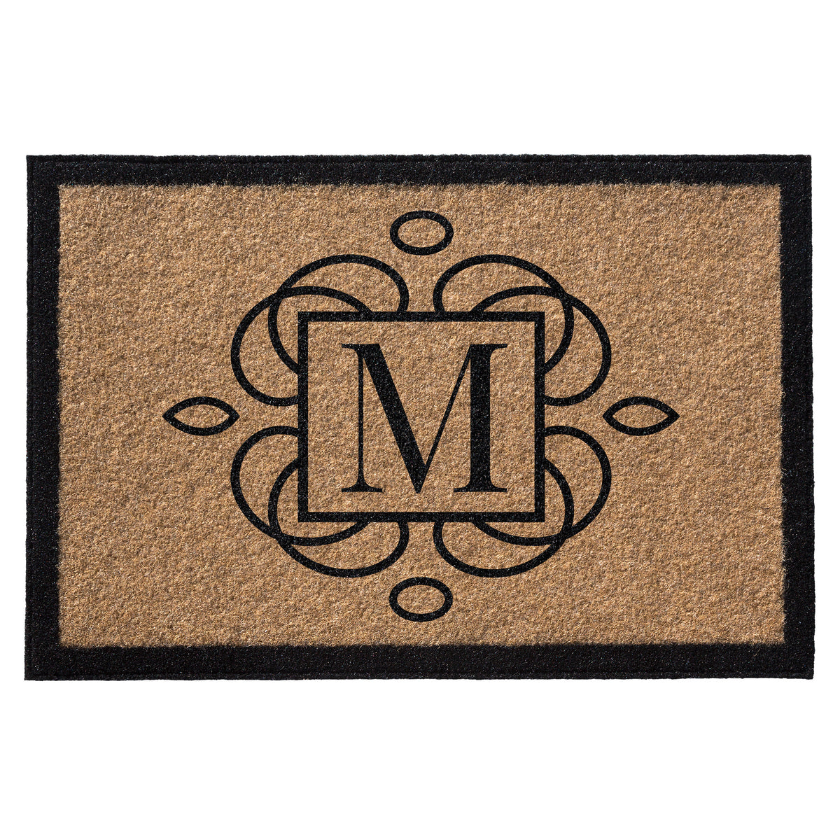 Monogram Mat Infinity Custom Mats™ All-Weather Personalized Door Mat - STYLE: Flora ...