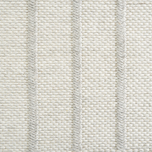 Greyish White Wool Rug