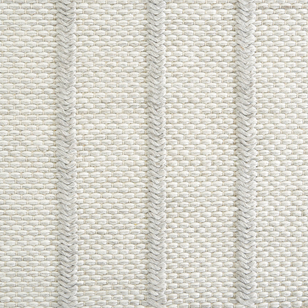 Greyish White Wool Rug