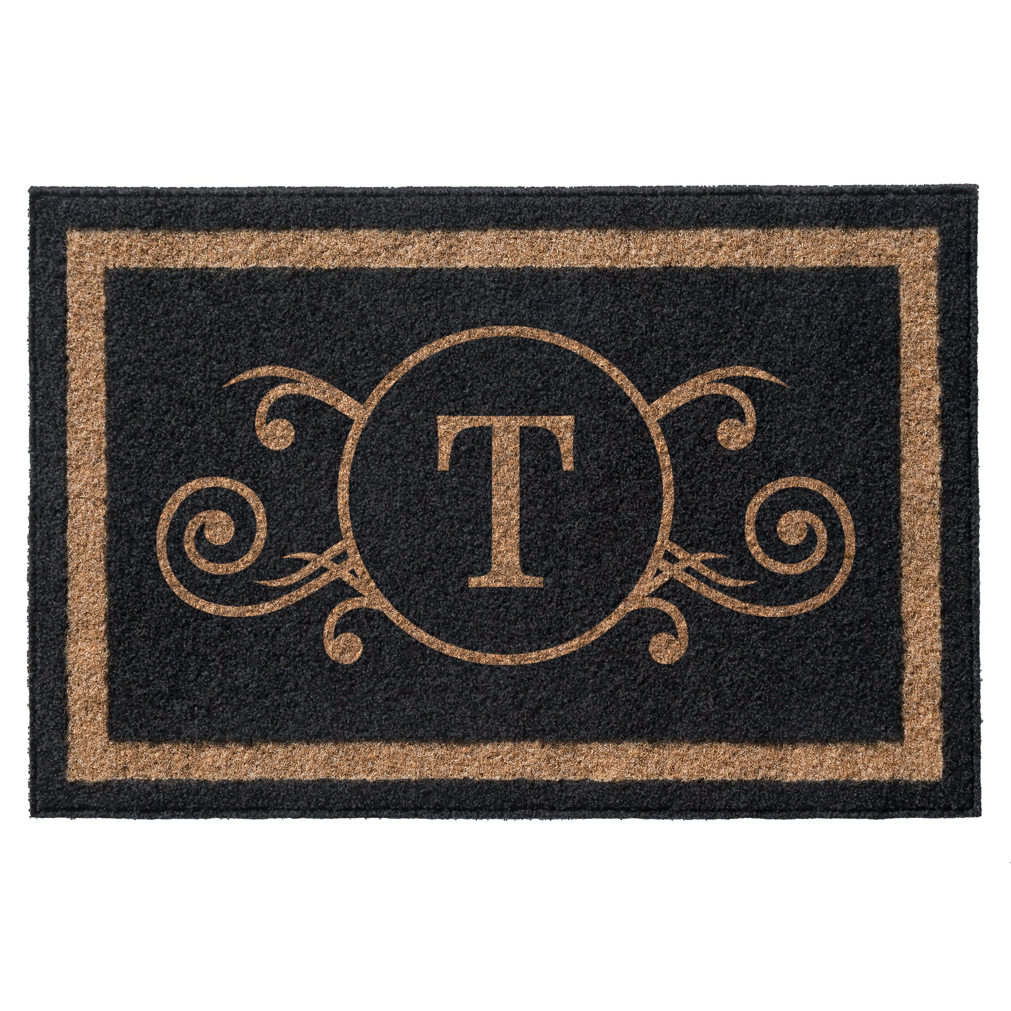 Infinity Custom Mats™ All-Weather Personalized Door Mat - STYLE: MONOG ...