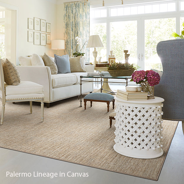 100% Wool Rug in Custom and 15 Standard Sizes-Palermo Lineage 2 Light