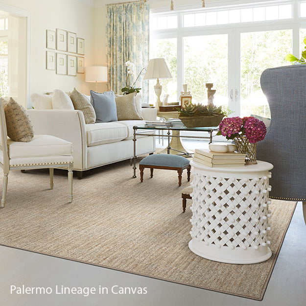 100% Wool Rug in Custom and 15 Standard Sizes-Palermo Lineage Deep