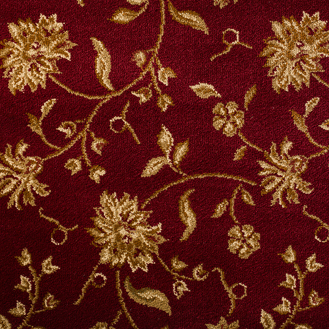 Stain Resistant Rug in Custom and 15 Standard Sizes-The Perfect Flower