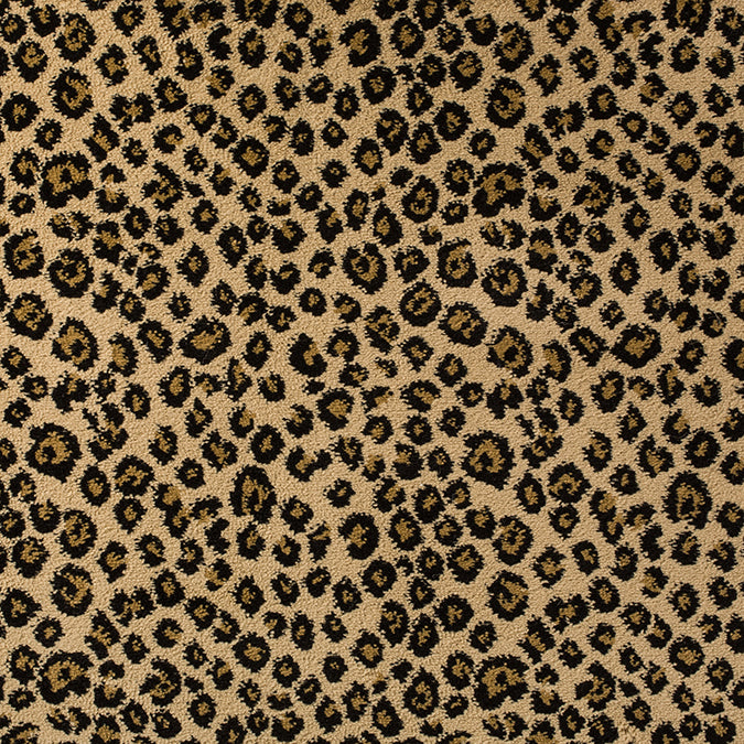 Stain Resistant Rug in Custom and 15 Standard Sizes-Leopard Spots