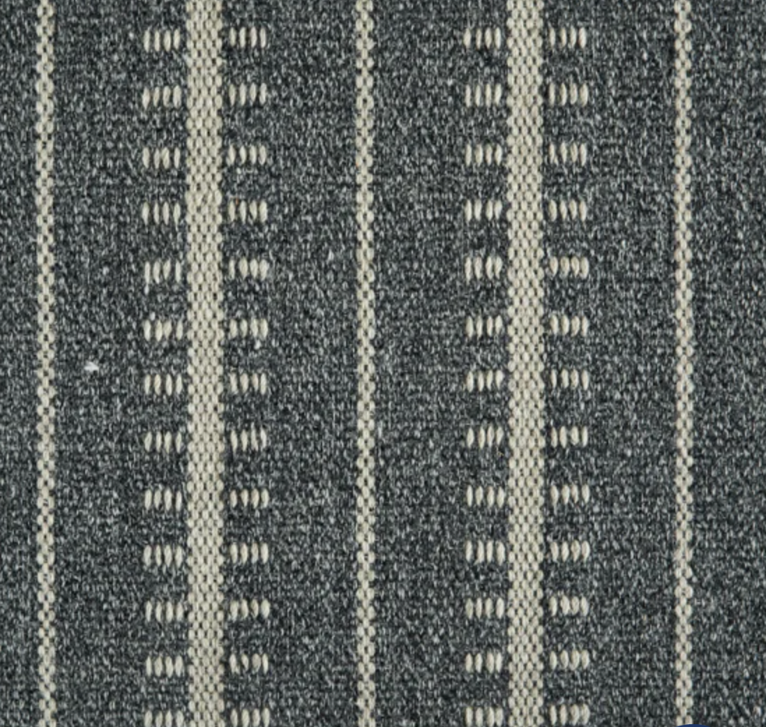 100% New Zealand Wool Rug in Custom and 15 Standard Sizes-Ticking Stripe