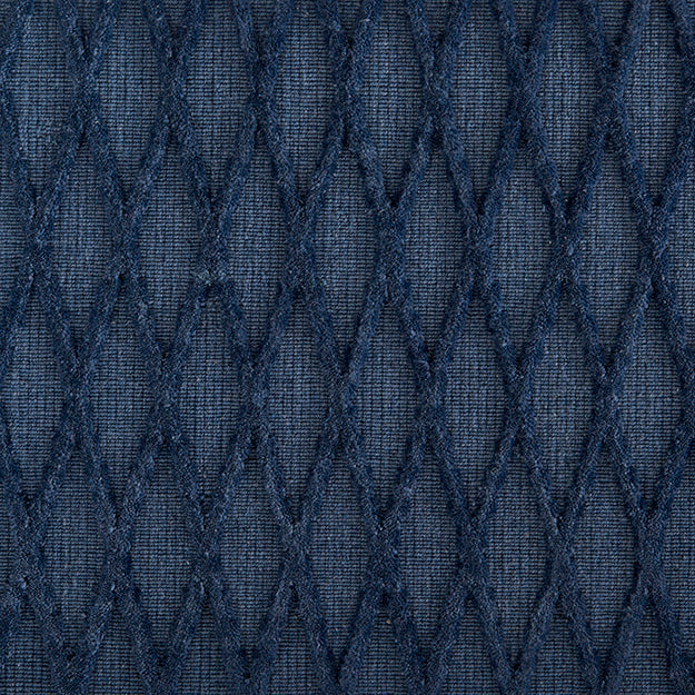 Blue Diamond Pattern Rug