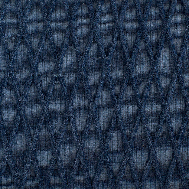 Blue Diamond Pattern Rug