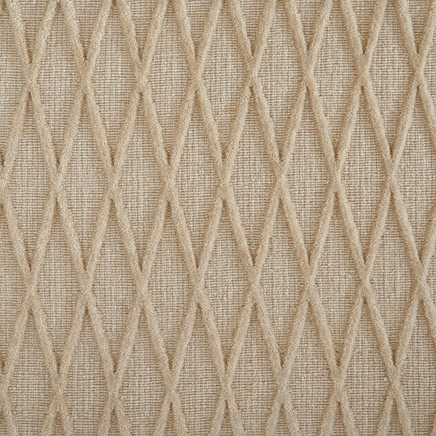 Beige or Sand Diamond Pattern Rug