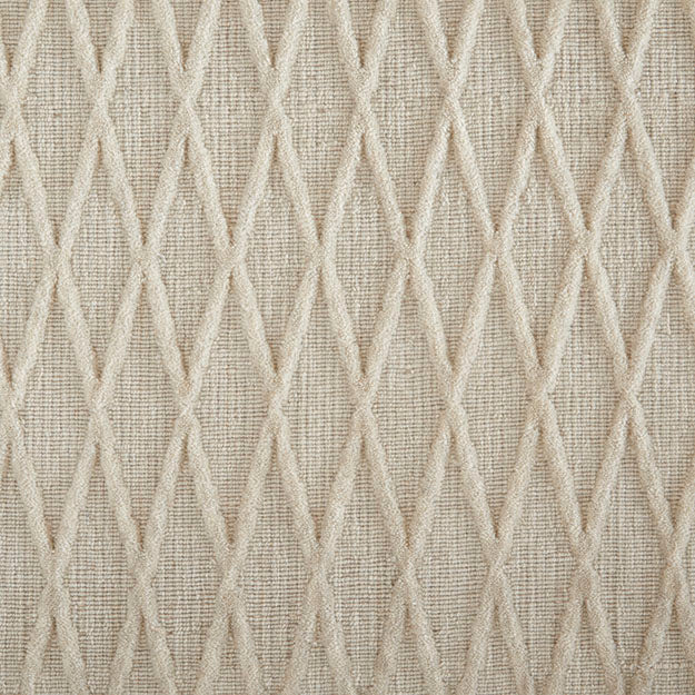 Off White Diamond pattern Rug