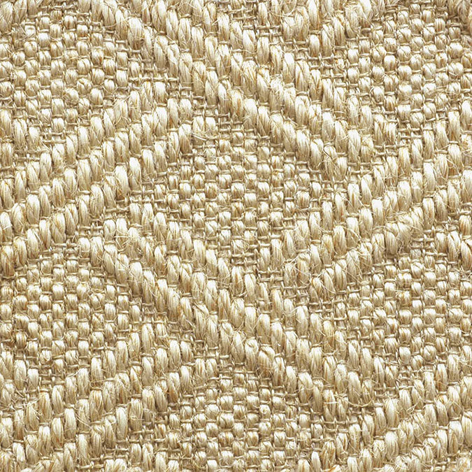 Sisal Chevron Rug in modern living room - available in 15 sizes and custom dimensions
