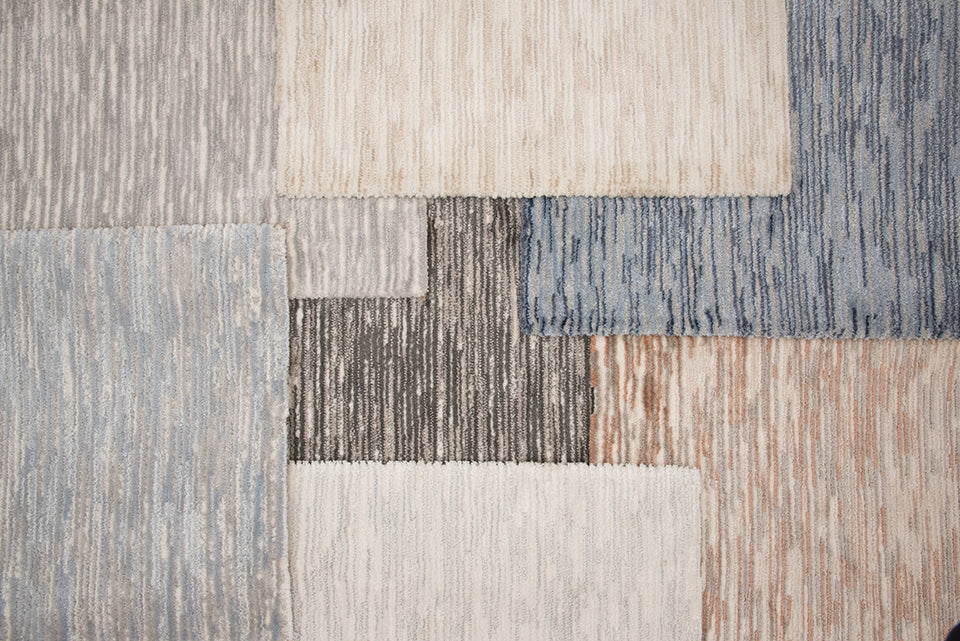 Stain Resistant Rug in Custom and 15 Standard Sizes-Clairbella Light