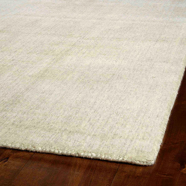 Wool Blend Hand-Loomed Rug - Deva Platinum *Ships Within 2 Days*