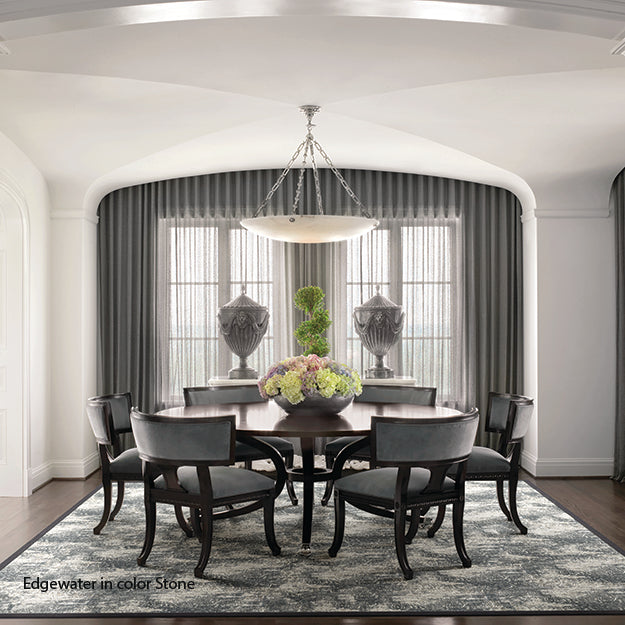 Stain Resistant Rug in Custom and 15 Standard Sizes-Edgewater