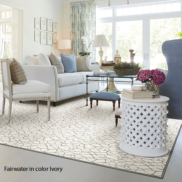 Stain Resistant Rug in Custom and 15 Standard Sizes-Fairwater