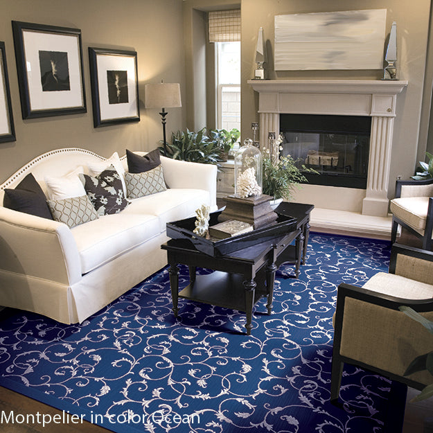 Stain Resistant Rug in Custom and 15 Standard Sizes-Montpelier