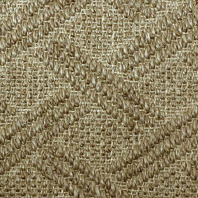 Sisal Chevron Rug in modern living room - available in 15 sizes and custom dimensions