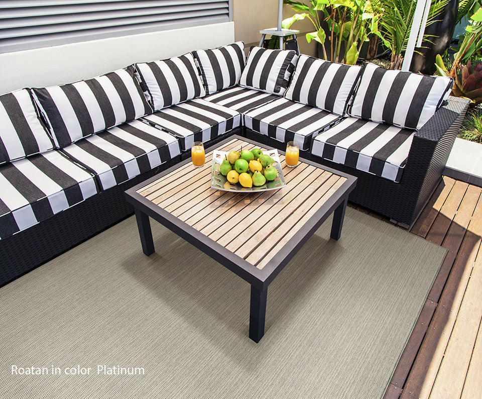 All Weather Outdoor Area Rug in Custom and 15 Standard Sizes-Roatan