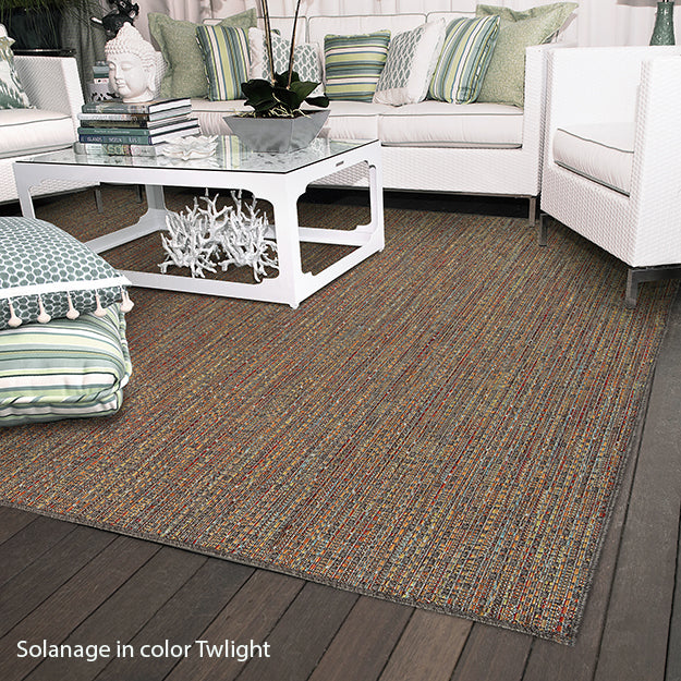 All Weather Outdoor Area Rug in Custom and 15 Standard Sizes-Solange