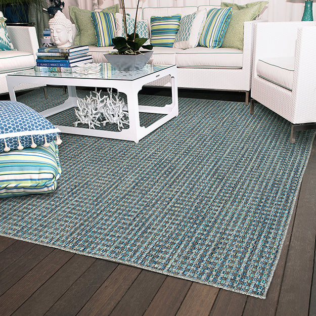 All Weather Outdoor Area Rug in Custom and 15 Standard Sizes-Solina