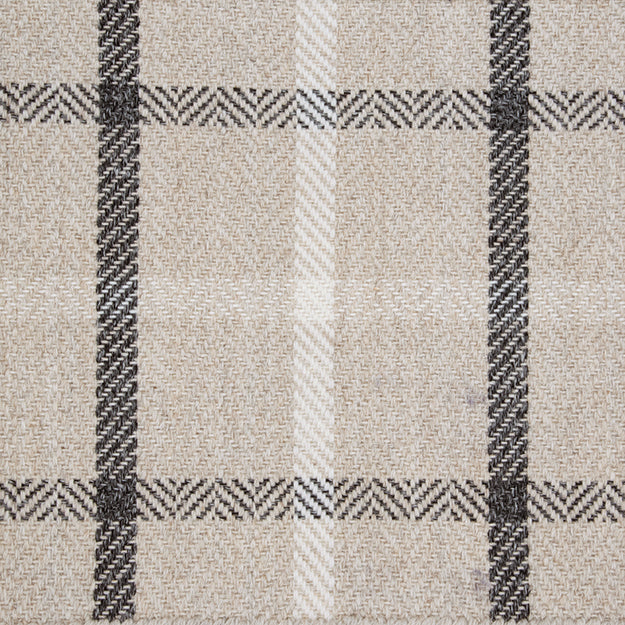 100% New Zealand Wool Rug in Custom and 15 Standard Sizes-Tattersall Dark