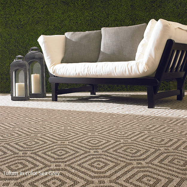 All Weather Outdoor Area Rug in Custom and 15 Standard Sizes-Tulum